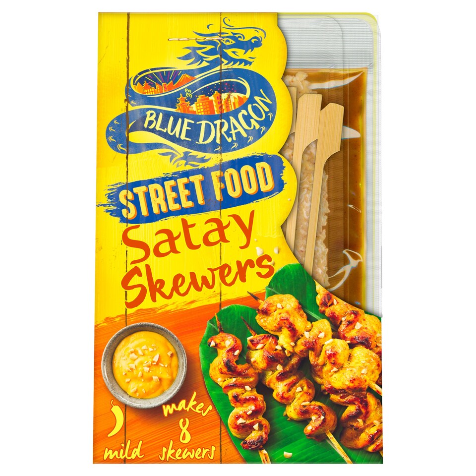 Blue Dragon Satay Skewers 170G Tesco Groceries