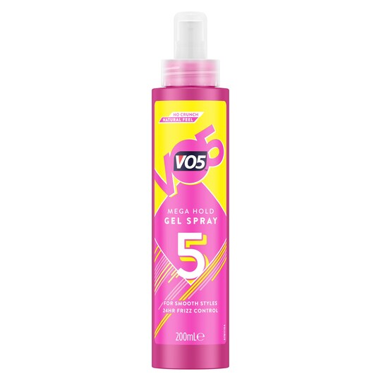 Vo5 Mega Hold Gel Spray 200Ml Tesco Groceries