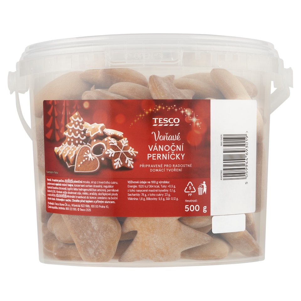 Tesco Fragrant Christmas Gingerbread Cookies 500g