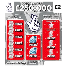 £250,0000 SILVER Scratchcard