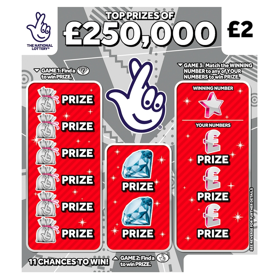 £250,0000 SILVER Scratchcard