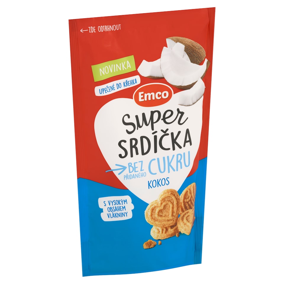 image 1 of Emco Super Coconut Hearts 140g