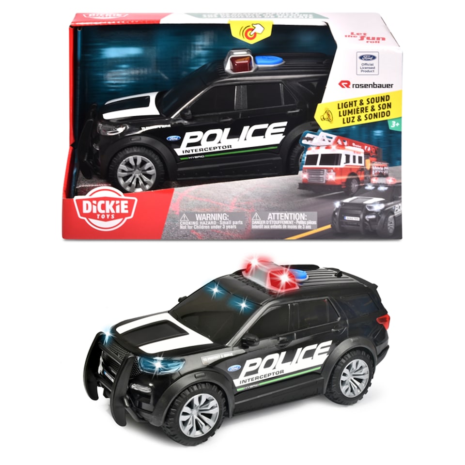 Dickie Toys Light & Sound Ford Police Interceptor