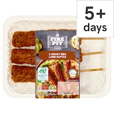 Tesco Fire Pit 3 Smoky Bbq Lamb Koftas 225G