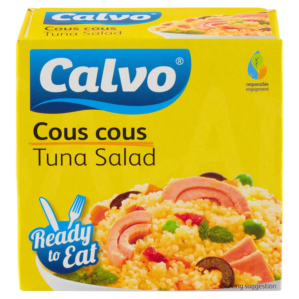 image 1 of Calvo Tuna Salad with Vegetable Mix and Cous Cous 150 g