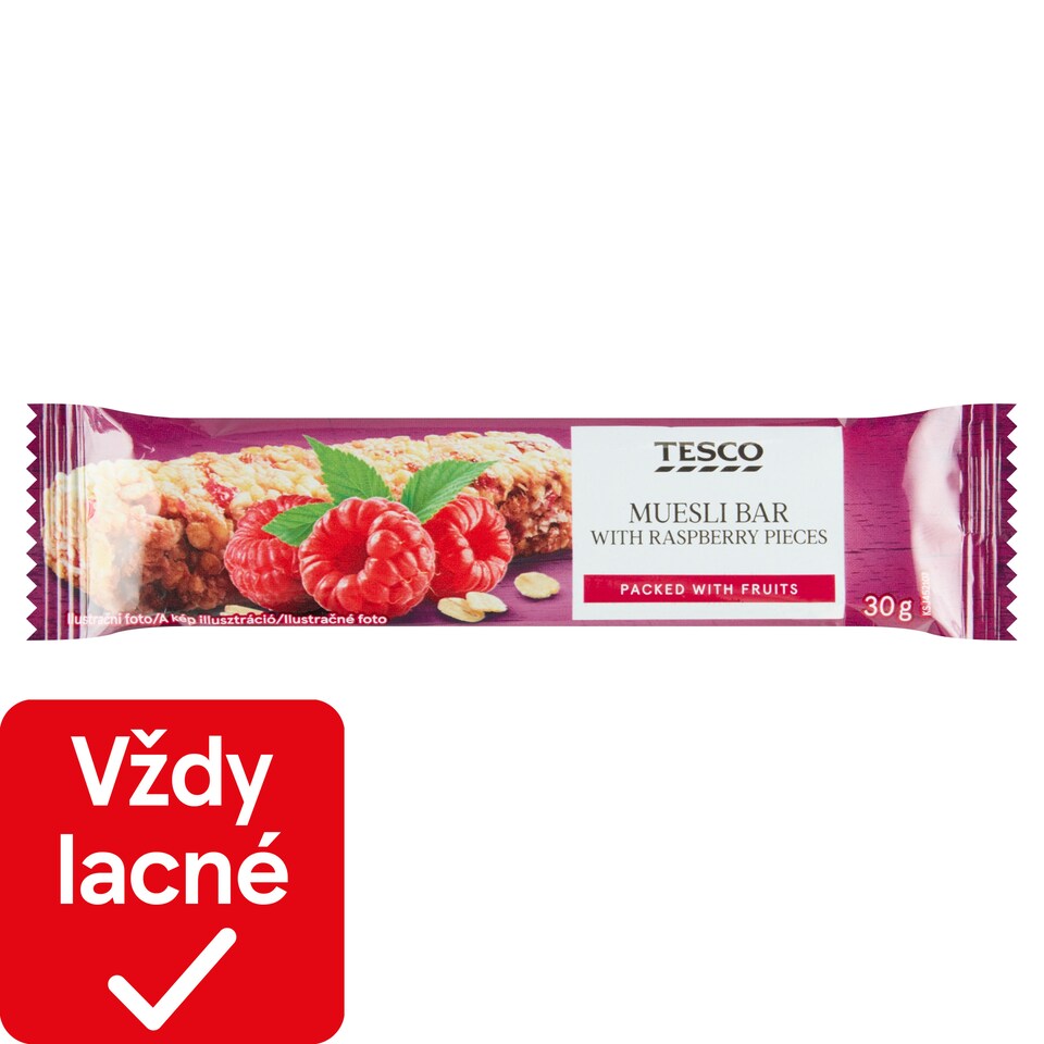 Tesco Müsli tyčinka s malinami 30 g