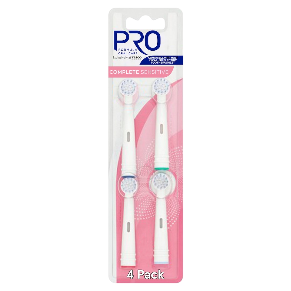image 1 of Pro Formula Sensitive Replacement Brush Heads 4 Pack