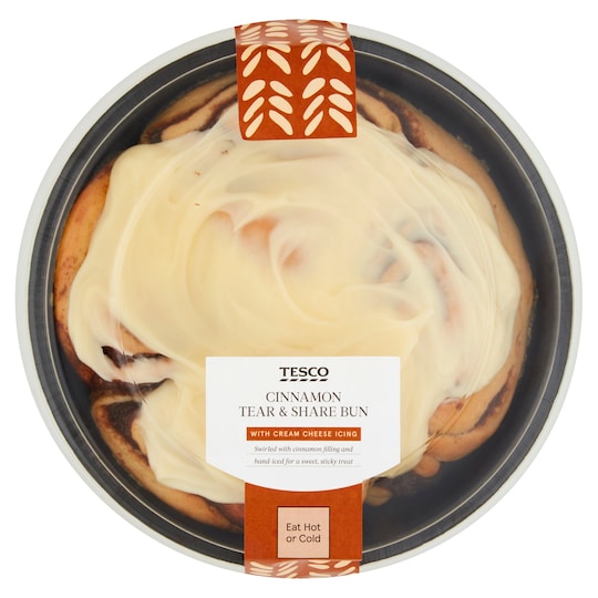 Cinnamon Tear & Share Bun Tesco Groceries