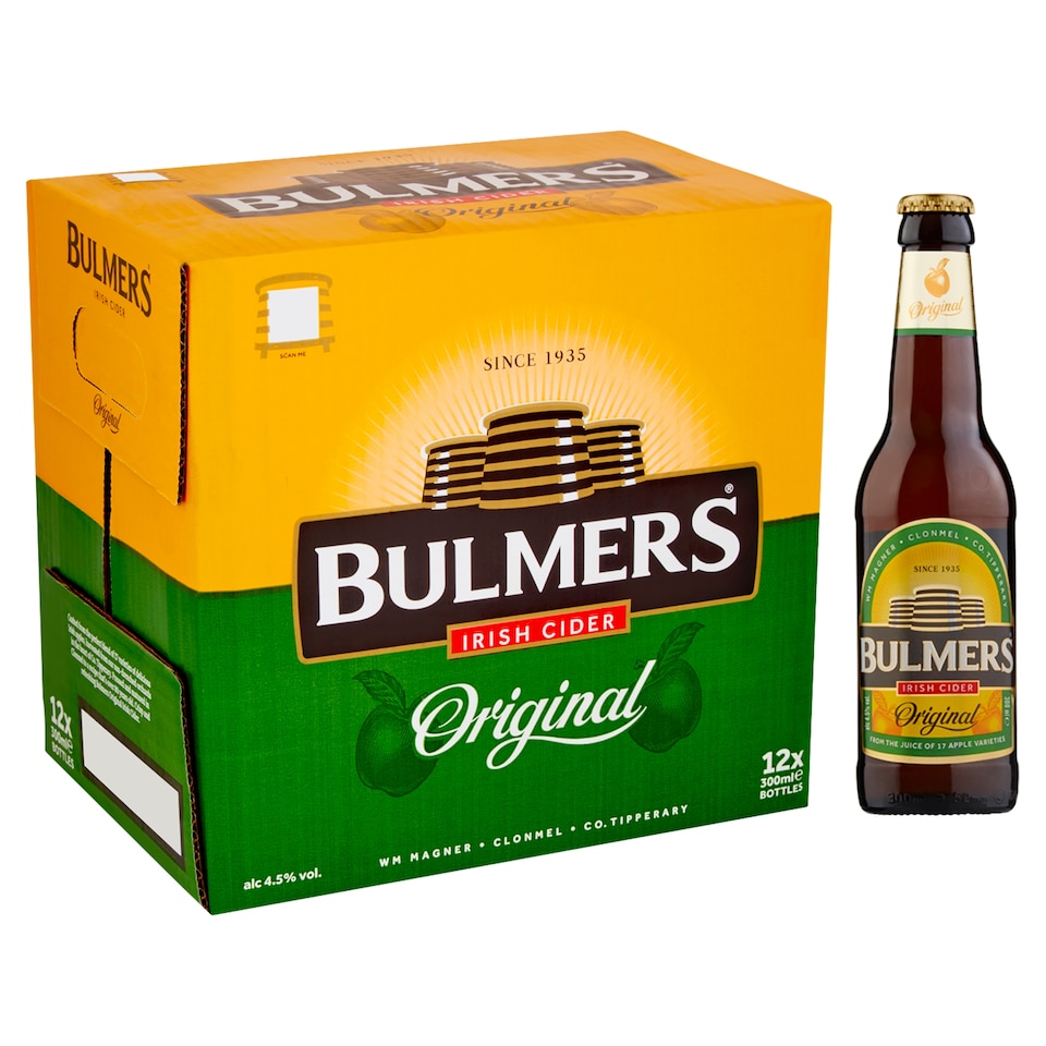 image 1 of Bulmers Original Irish Cider 12x300ml