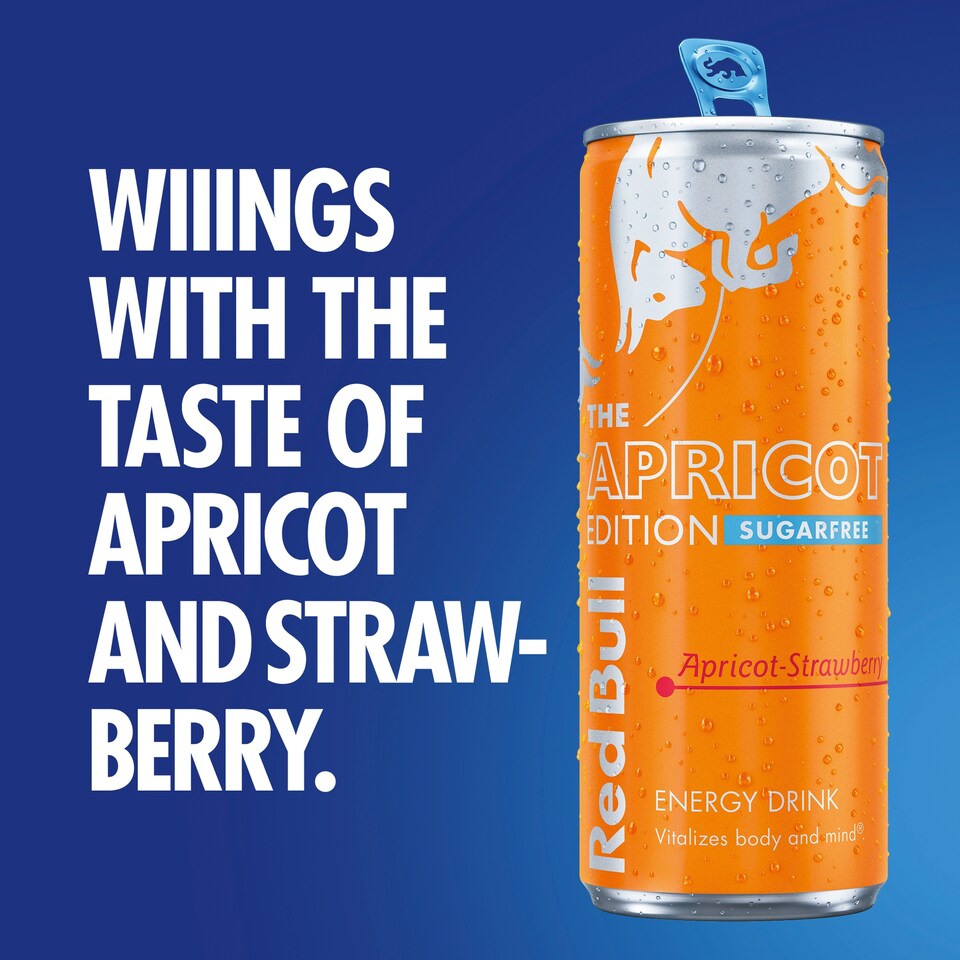 image 1 of Red Bull Sugarfree Energy Drink - Apricot-Strawberry 355ml