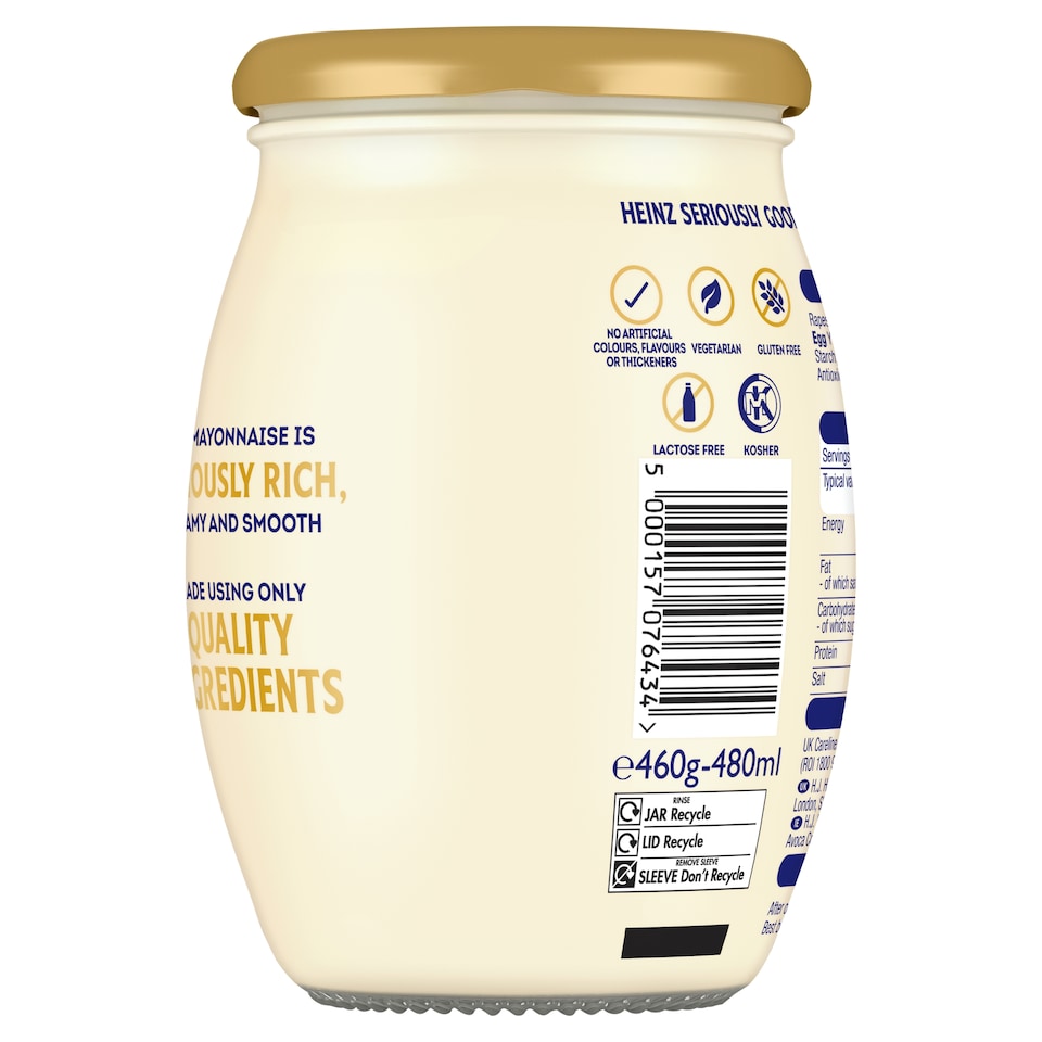 image 1 of Heinz Seriously Good Mayonnaise 460G