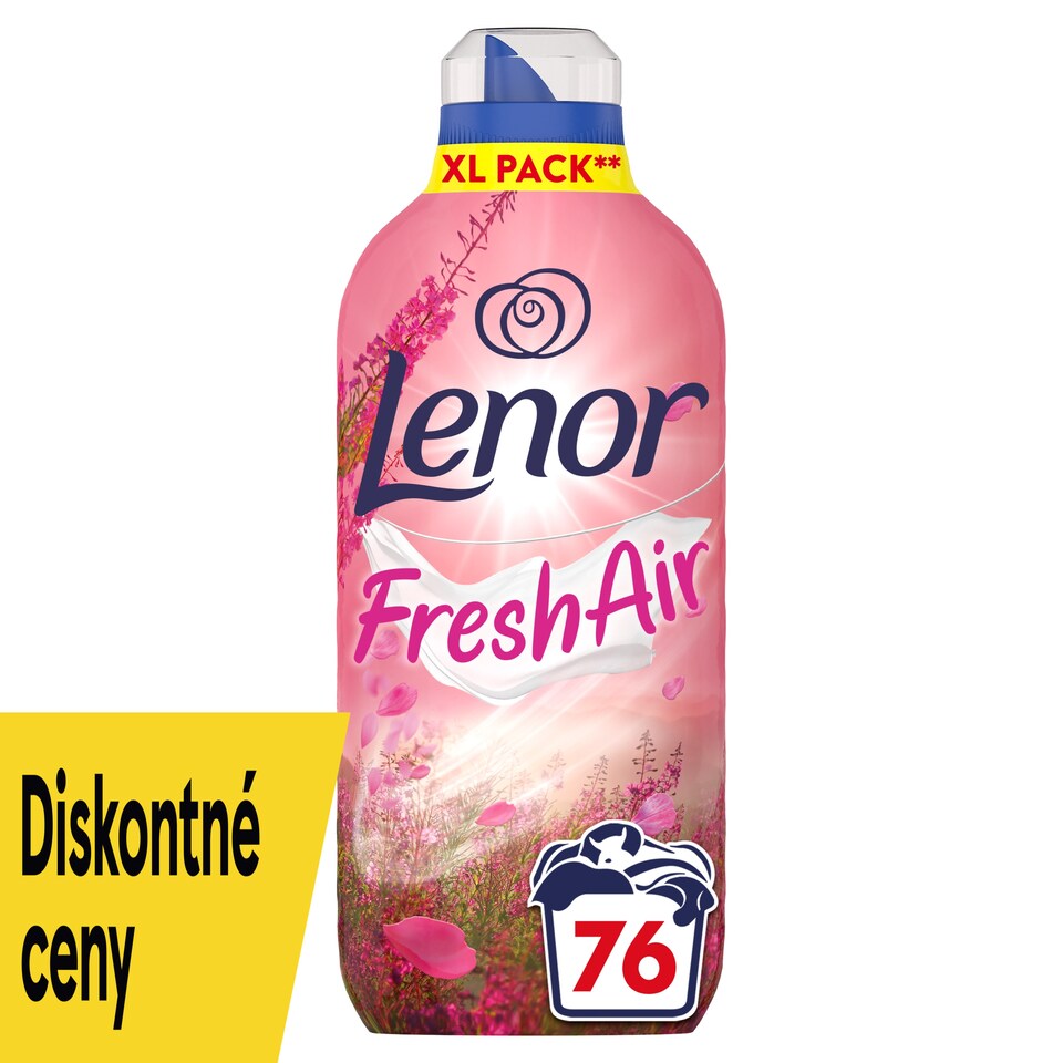 image 1 of Lenor Fresh Air Fabric Conditioner 76 Washes, Pink Blossom