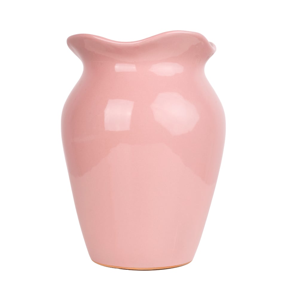 Candlelight Sanctuary Pink Ceramic Vase