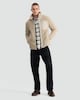 image 2 of F&F Pocket Front Zip Up Fleece Jacket in Cream