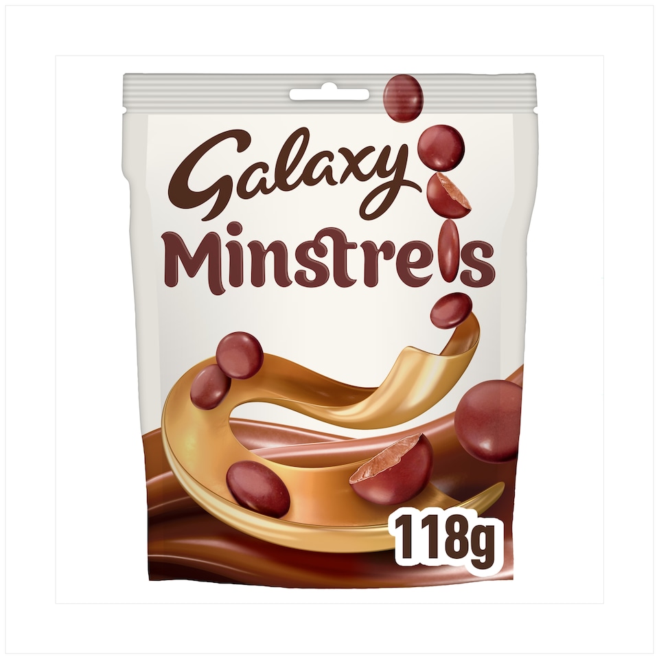 Galaxy Minstrels Milk Chocolate Buttons Bag 118g