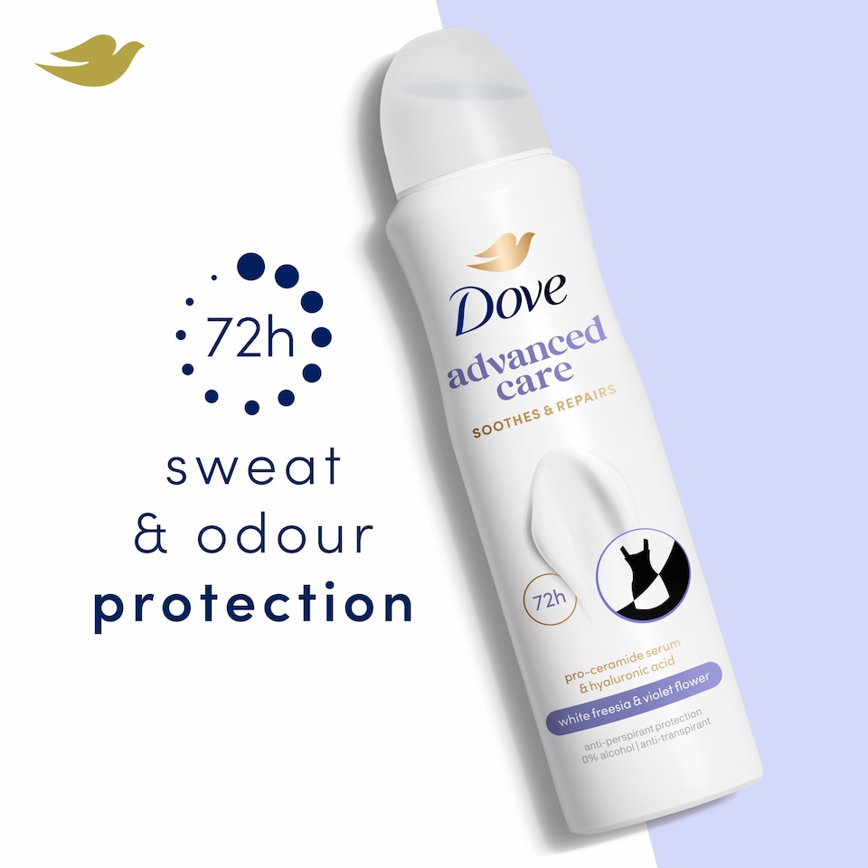 image 1 of Dove Women Invisible Dry 72h Advanced Care Antiperspirant Deodorant 200ml