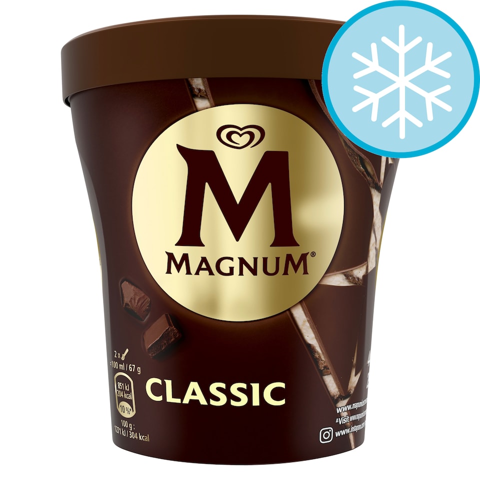 image 1 of Magnum Classic Ice Cream Tub 400Ml