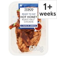Tesco Hot Honey Roast Half Chicken 650g