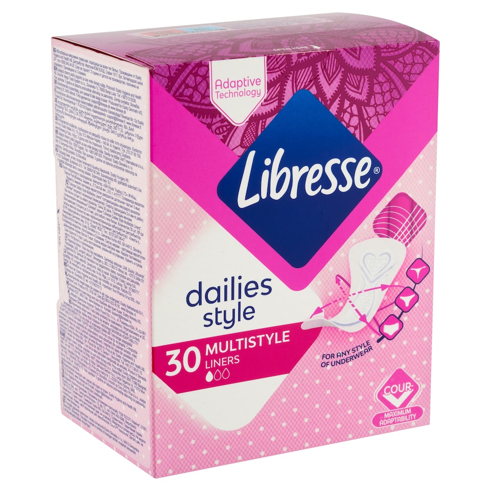 Libresse Dailies Style Multistyle tisztasági betét 30 db  1. kép