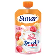 Sunar Smootík Raspberry, Yogurt, Oat-Flakes 120g