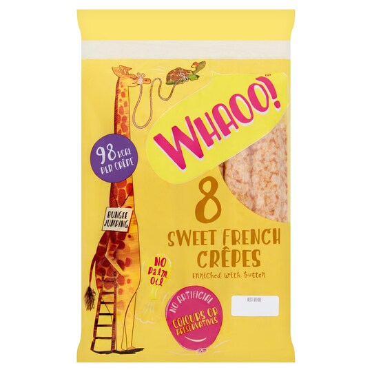 Whaoo! 8 Sweet French Crepes 200G Tesco Groceries