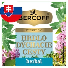 Bercoff Herbal Hrdlo dýchacie cesty bylinný čaj 10 x 1,5 g (15 g)