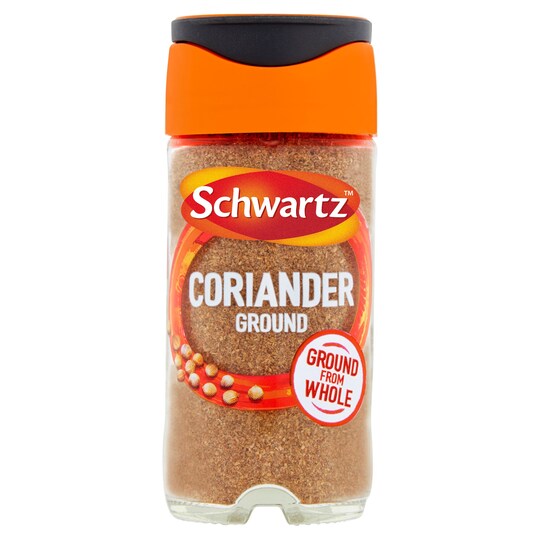 Schwarts Ground Coriander 24G Jar Tesco Groceries