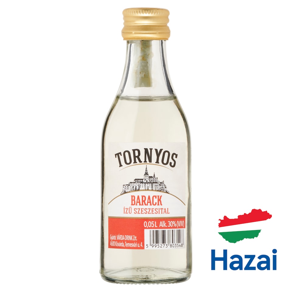 Tornyos Peach Flavor Spirit 30% 0,05 l