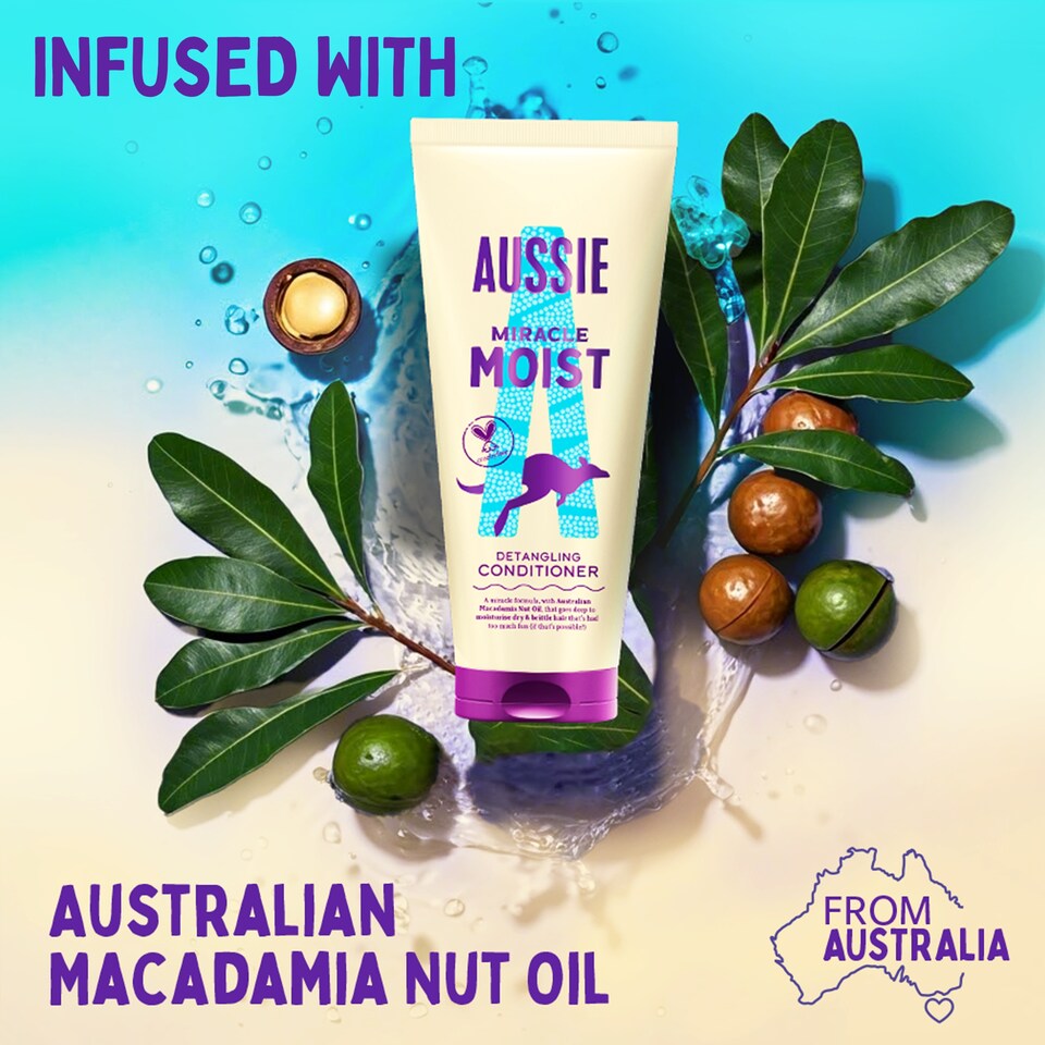 image 1 of Aussie Miracle Moist Detangling Conditioner 275ml