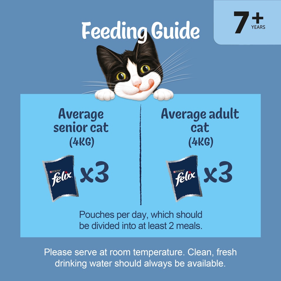 image 1 of Felix Original Senior Mixed Selection In Jelly cat food 40x85g