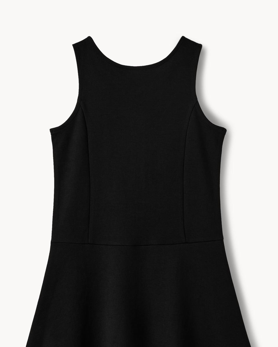 image 1 of F&F School Girls 2-Pack Cotton Rich Pinafore Dresses in Black