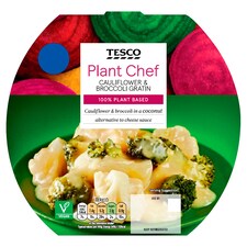 Tesco Plant Chef Cauliflower And Broccoli Gratin 350G
