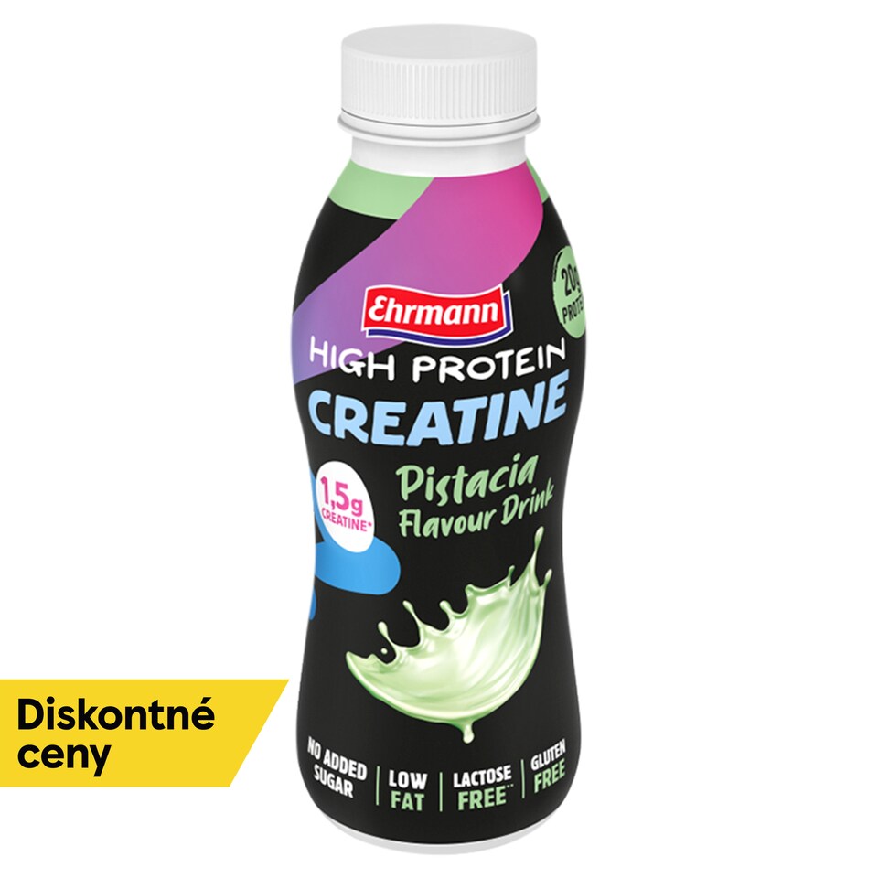 Ehrmann High Protein Creatine Pistacia Flavour bezlaktózový nápoj 330 ml