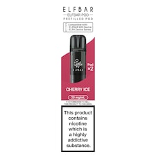 Elf Bar 600 Refillable Pod Cherry Ice 20mg/ml 2 x 2ml