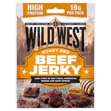 Wild West Honey BBQ Beef Jerky 60g