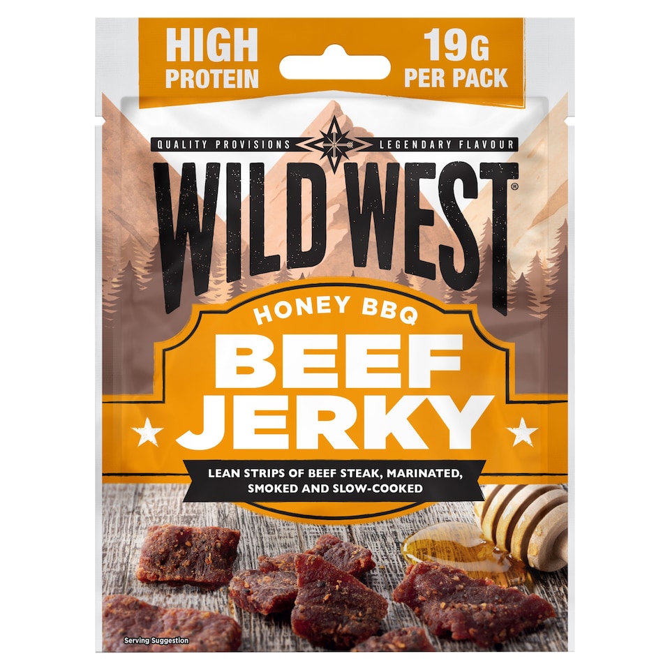 Wild West Honey BBQ Beef Jerky 60g