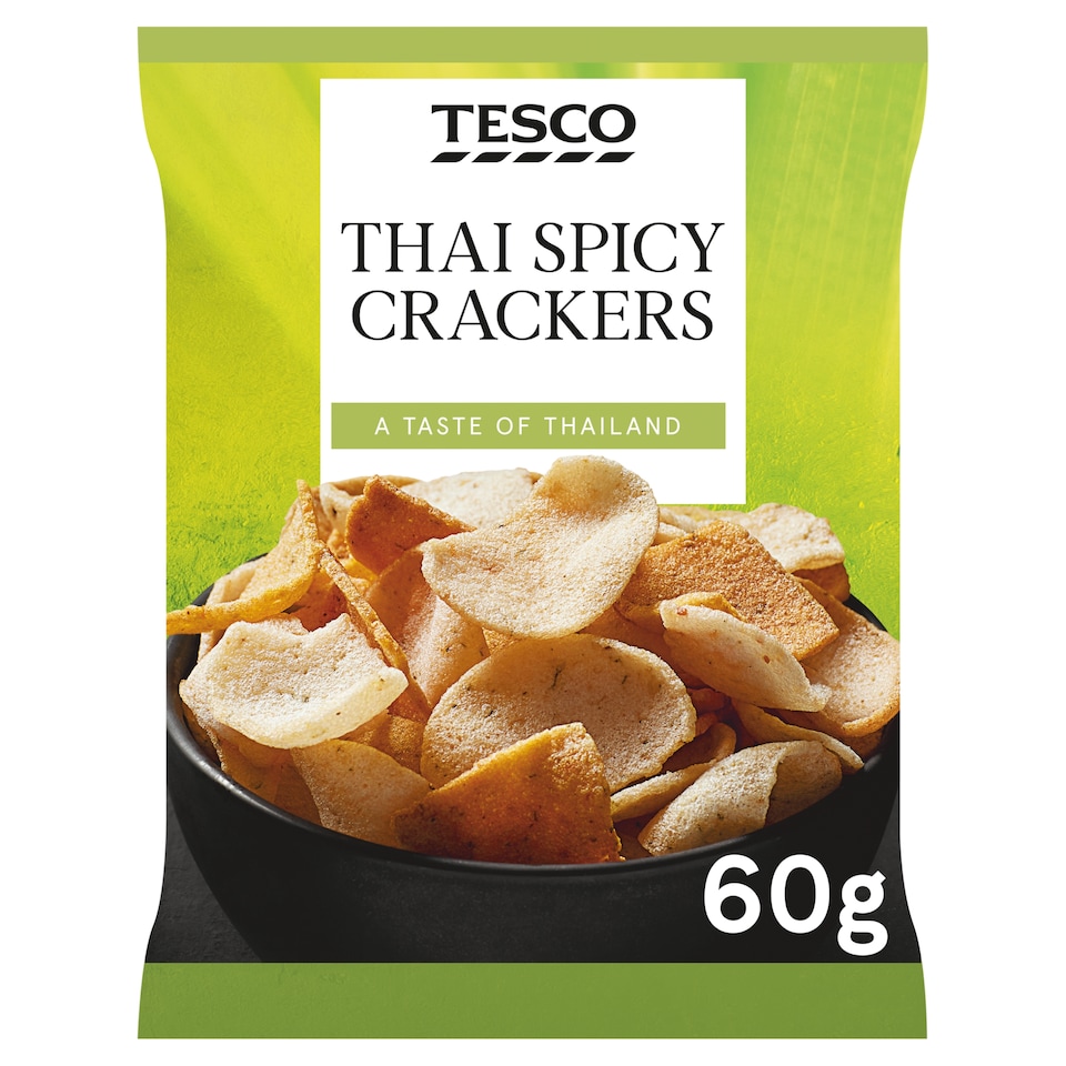 Tesco Thai Inspired Crackers 60G