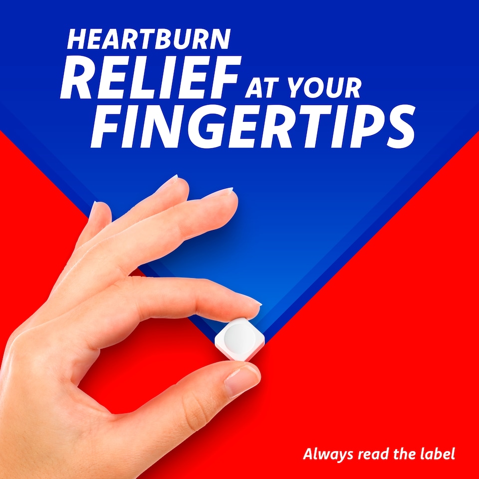 image 1 of Rennie Spearmint Heartburn & Indigestion Chewable Tablets 24s