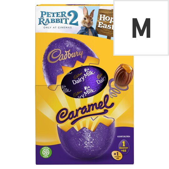 Cadbury Caramel Medium Egg 139G Tesco Groceries