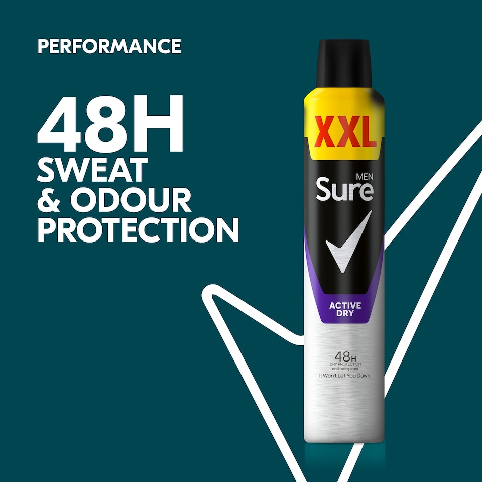 image 1 of Sure Men Active Dry Antiperspirant 300ml