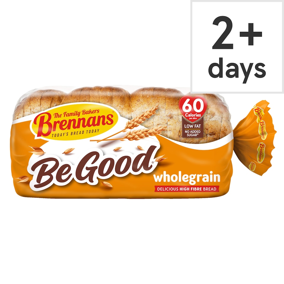Brennans Be Good Wholegrain High Fibre Low Calorie Bread 600g