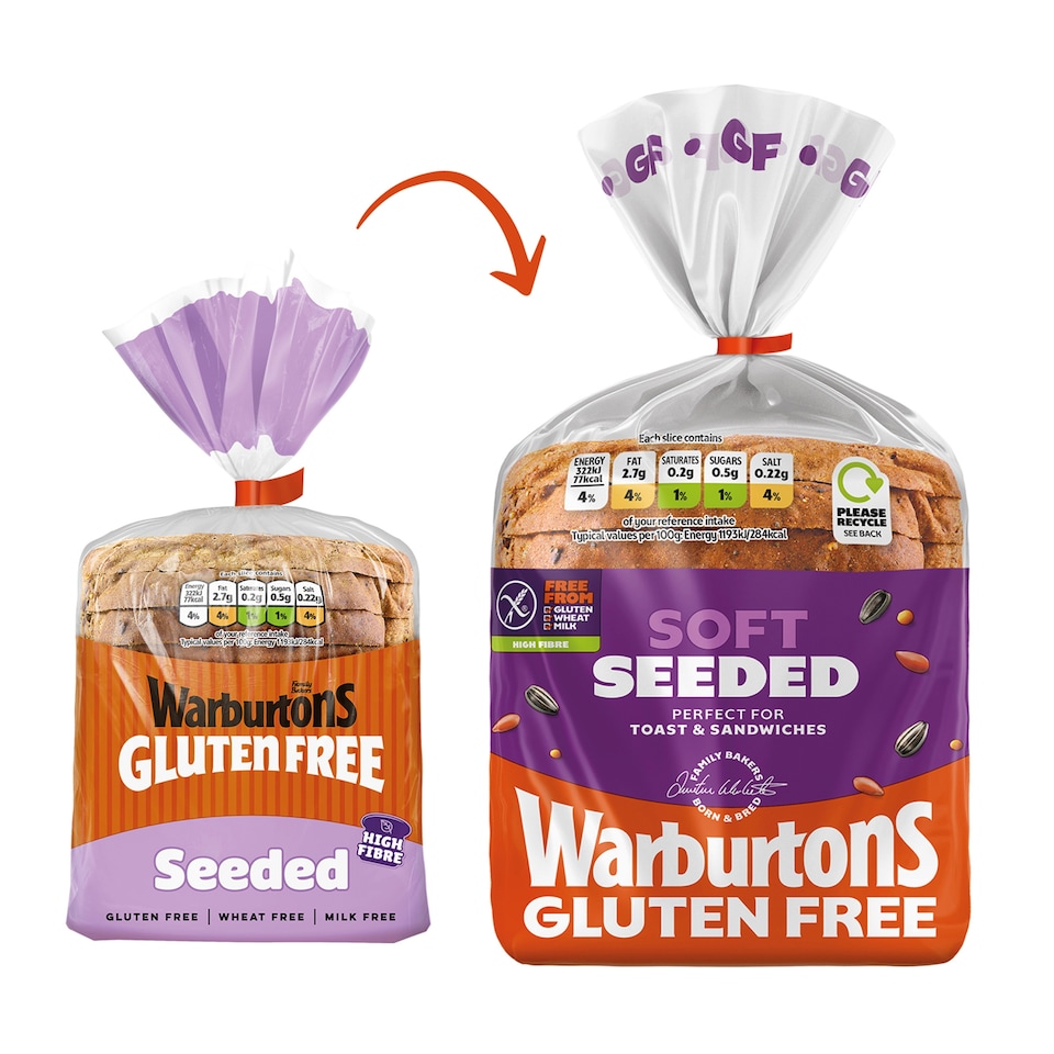 image 1 of Warburtons Gluten Free Multiseed Loaf Bread 300g