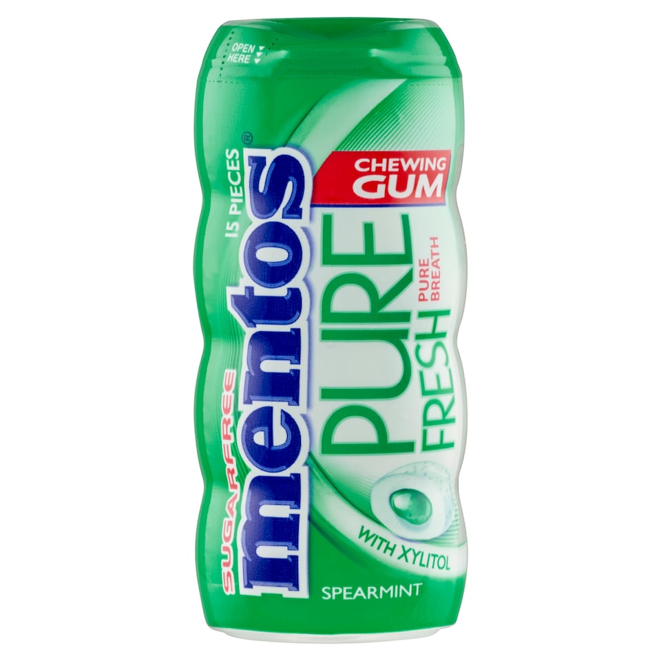 Mentos Pure Fresh Spearmint žvýkačka 15 ks 30g