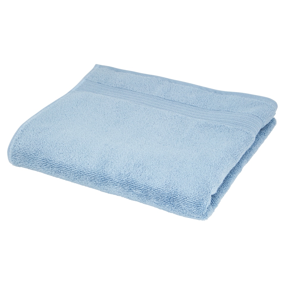 image 1 of Tesco Powder Blu Supersoft Cotton Bath Towel
