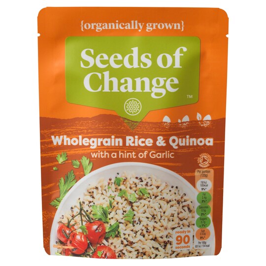 Seeds Of Change Quinoa & Whole Grain Rice 240G Tesco Groceries