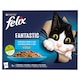 Obrázek 1 pro produkt Felix Fantastic kapsičky pro kočky losos, platýs, tuňák, treska v želé 12 x 85g
