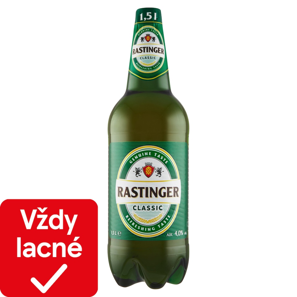 Rastinger Classic pivo svetlé konzumné 1,5 l