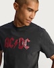 image 1 of AC/DC Band Graphic T-Shirt in Grey