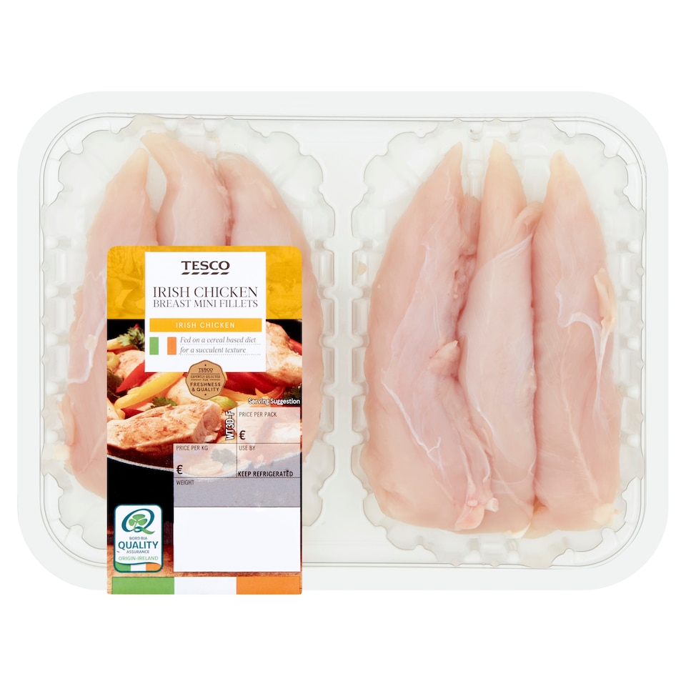 Tesco Irish Chicken Breast Mini Fillets 284G