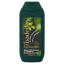 Badedas Revitalising Shower Gel , Shampoo & Conditioner 200Ml
